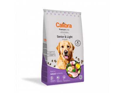 1214 calibra dog premium senior light 3kg