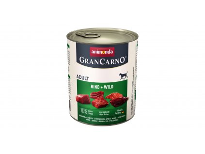 GRANCARNO Adult - hovězí, zvěřina 800g