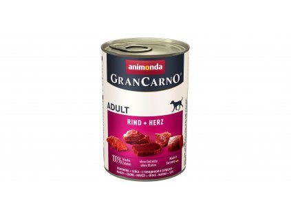 GRANCARNO Adult - hovězí , srdce 400g