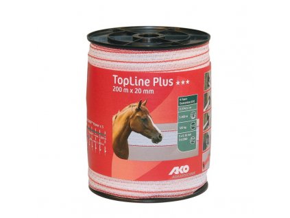 Páska Top line Plus, 20020, bílo červená