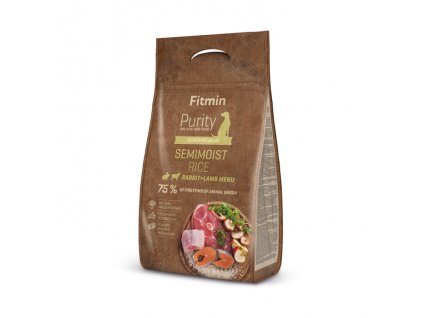 Fitmin dog Purity Rice Semimoist Rabbit,Lamb 800g