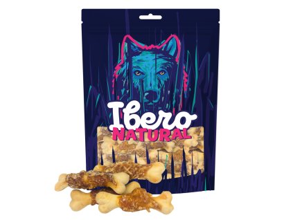 dry snack in chicken bone wrap