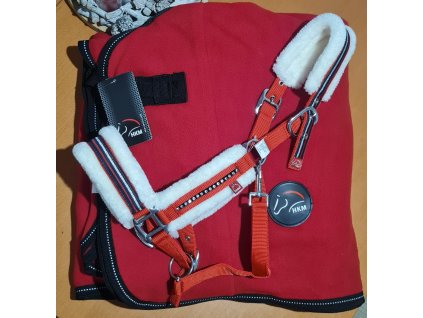 HKM odpocovacia deka Reflection s krkom 145cm + ohlávka