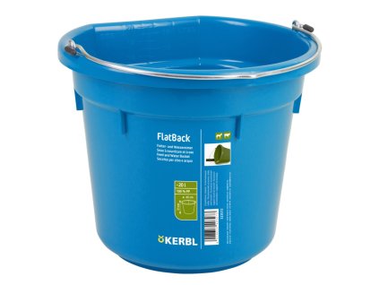 Vedro na krmivo a vodu FlatBack – 20 l