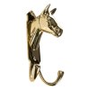 Držiak v tvare konskej hlavy s dvoma háčikmi