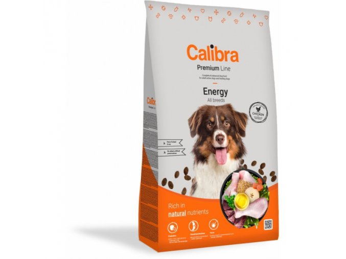 calibra dog premium line energy 3 kg new