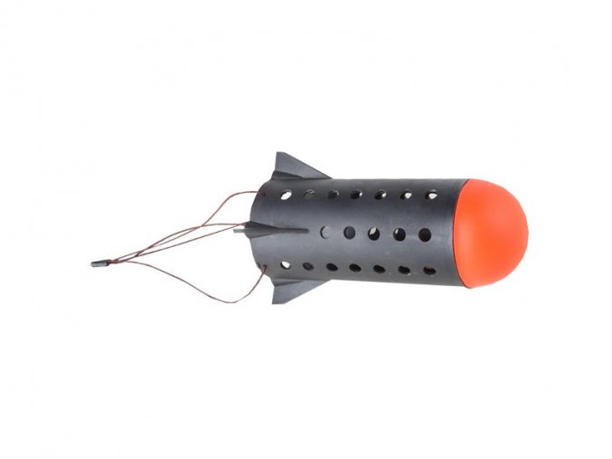 Odhozová zakrmovací raketa