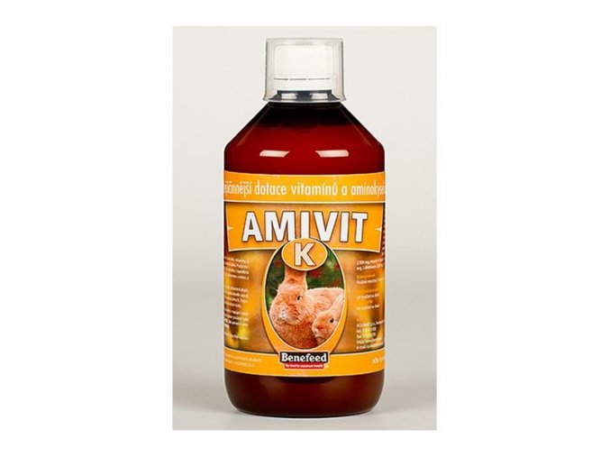 vitaminy a mineraly pro kraliky amivit k kralici 500ml