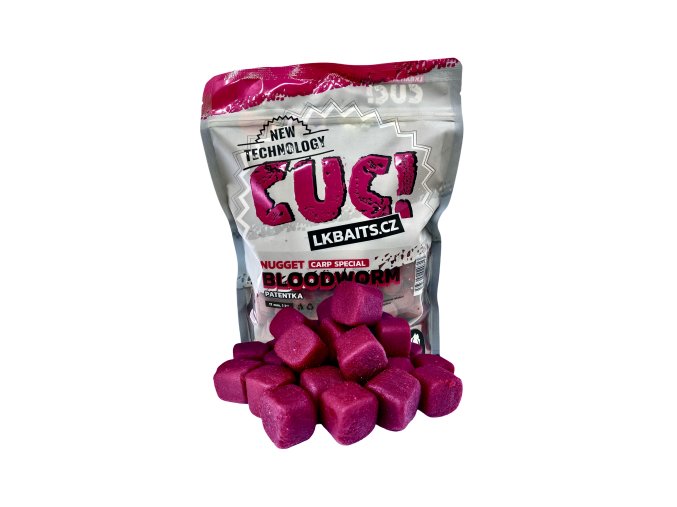 LK BAITS CUC! NUGGET CARP BLOODWORM 17 MM, 1KG