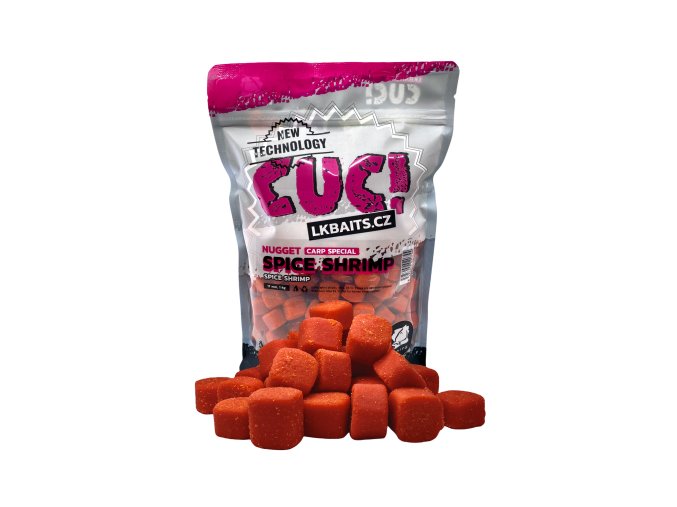 LK BAITS CUC! NUGGET CARP SPICE SHRIMP 17 MM, 1KG