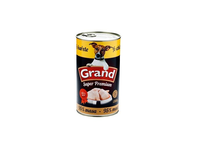 GRAND konz. pes Extra s 1/2 kuřete 1300g