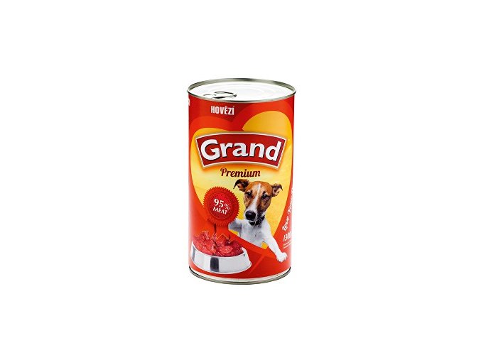 GRAND konz. pes hovězí 1300g