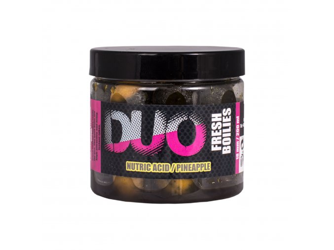 LK Baits DUO X Tra Fresh Boilies Nutric Acid Pineapple 18mm 200ml