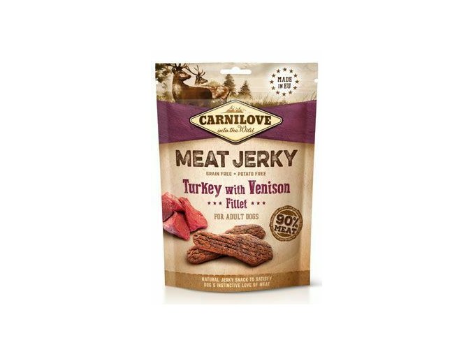 Carnilove Dog Jerky Venison&Turkey Fillet 100g