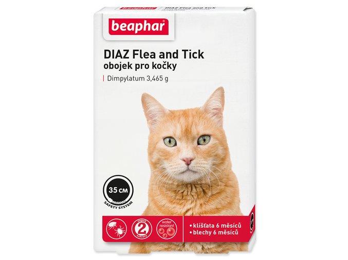 Beaphar Obojek antipar. kočka DIAZ Flea&Tick 35cm