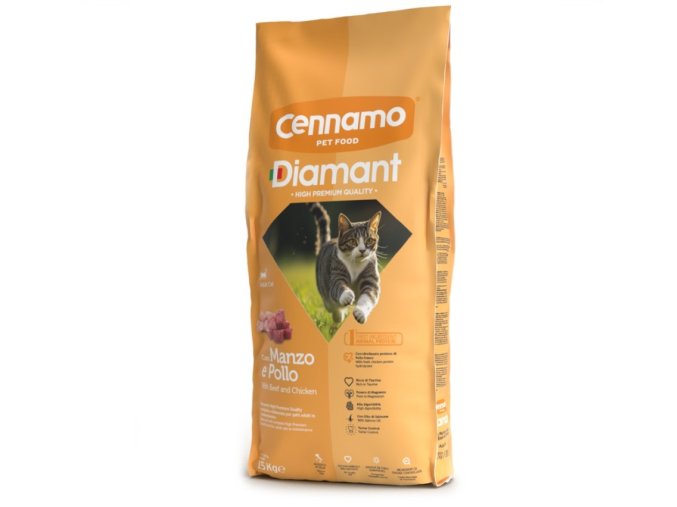 0036871 diamant cat micio hovezi a kure 15 kg