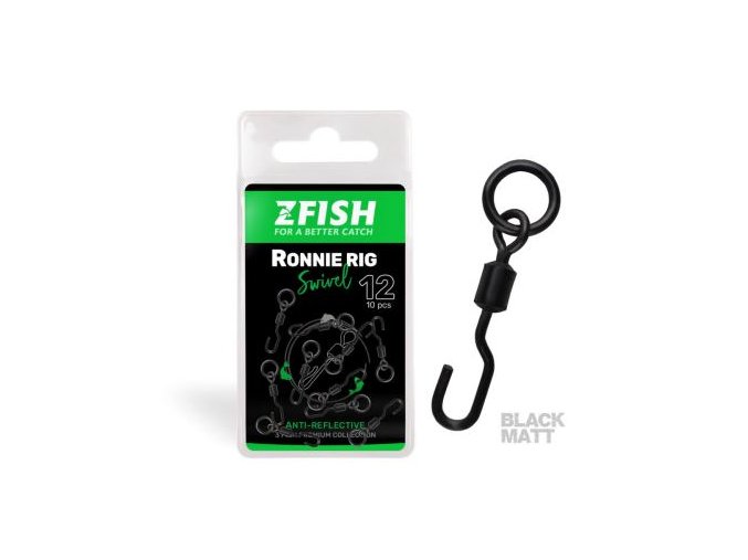 zfish obratlik ronnie rig swivel matt vel 12