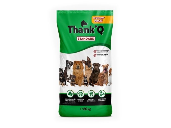 thank q standard dog adult hovezi 20 kg 4986534