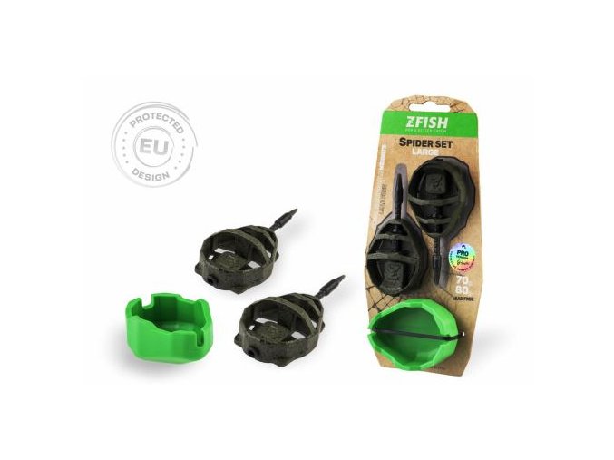 zfish sada method feeder spider large set 90 100g formicka