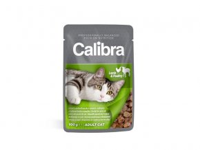 Calibra Cat kapsa jehněčí a drůbeží v omáčce 100g