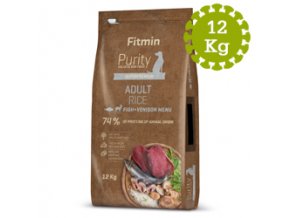Fitmin dog Purity Rice Adult FishandVeniso12 kg