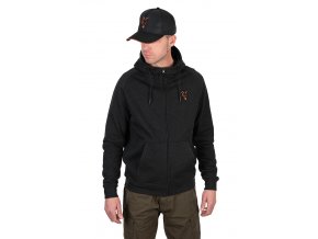 ccl190 195 fox collection blackorange lightweight hoody main 1