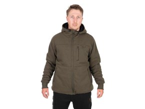 ccl280 285 fox collection sherpa jacket green and black main 1