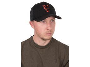 fox ksiltovka collection trucker cap black orange