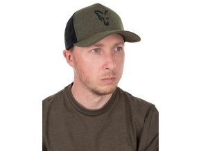 fox ksiltovka collection trucker cap green black