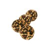 Míčky leopardí motiv 4cm, 4ks