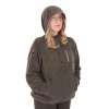cwc021 022 fox explorer fleece hooded jacket hood up
