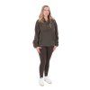 cwc021 022 fox explorer fleece hooded jacket full length