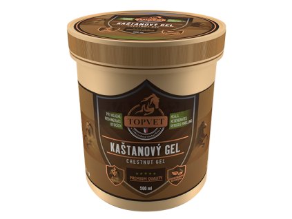 Kaštanový gel pro koně 500ml