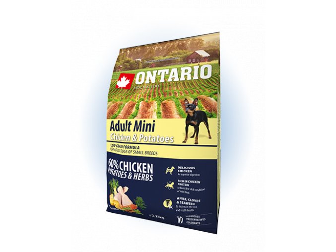 ontario adult mini chicken potatoes 2 25 kg original