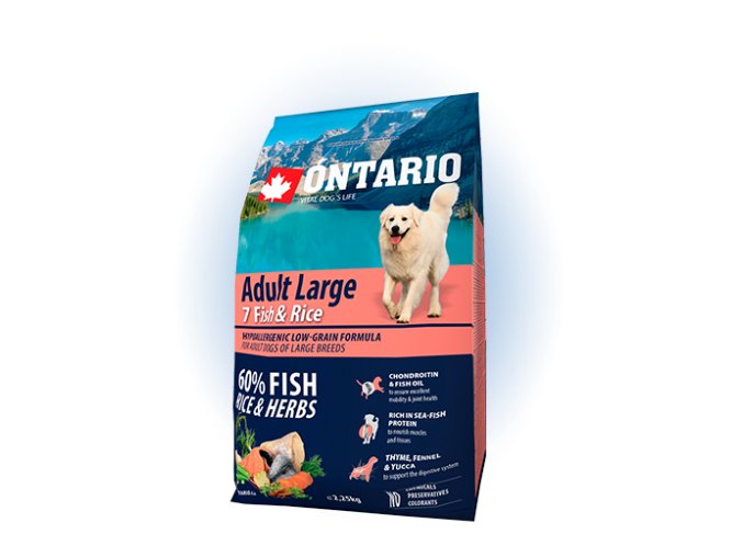 ontario adult large fish rice 2 25kg original