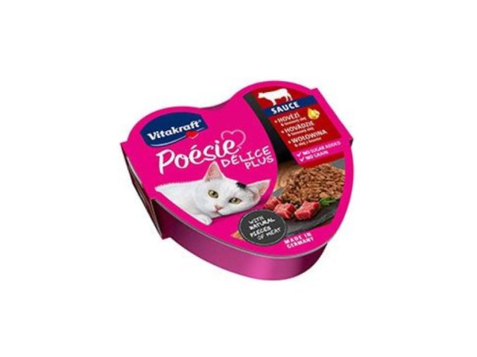 vitakraft cat poesie deli plus sauce vanicka hovezi85g