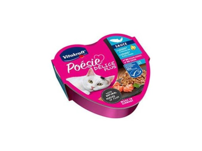 vitakraft cat poesie deli plus sauce vanicka losos 85g