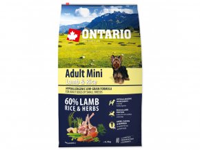 48888 1 ontario dog adult mini lamb rice 6 5 kg z kategorie chovatelske potreby a krmiva pro psy krmiva pro psy granule pro psy