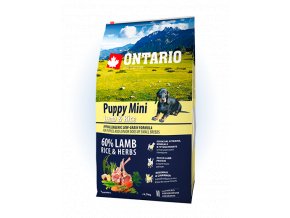 ontario puppy mini lamb rice 6 5kg original