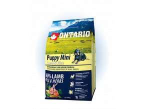 ontario puppy mini lamb rice 2 25kg original