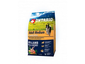 ontario adult medium lamb rice 2 25kg original