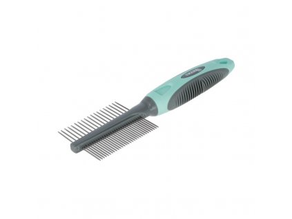 100974 hreben na psy vycesavaci dvojity jemny hruby