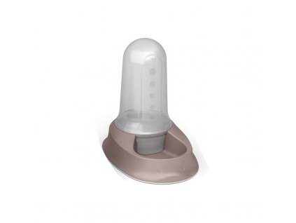 101304 1 zasobnik na vodu a krmivo pro psy a kocky 2v1 bezovy 800 ml