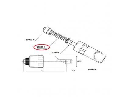 101631 pruzinka nahradni k napajecce 0494 0455