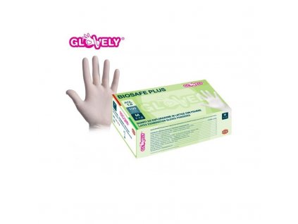 Rukavice GLOVELY latexové AQL0.65, velikost 6 - 6,5 / S