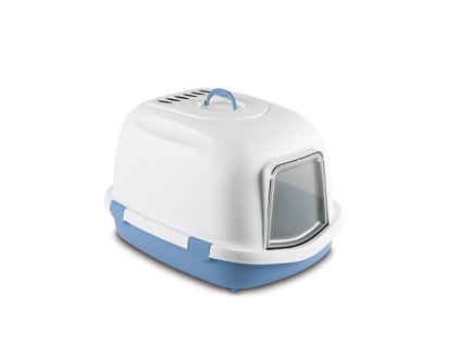 Toaleta pro kočky Super Queen, krytá extra velké kočičí WC s filtrem