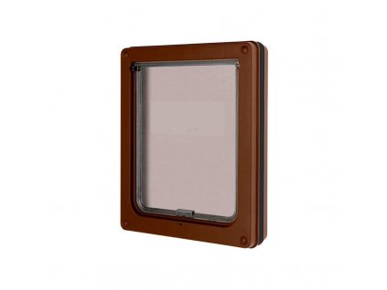 102054 dvirka pro psa magneticka dog mate 2 way dog flap 2 cestna hneda