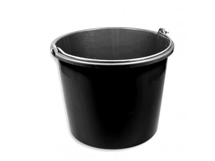 10333 kbelik krmny plastovy 12 l cerny