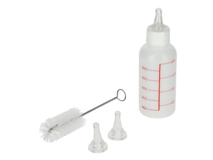 MILKY láhev krmná pro štěňata a koťata, 50 ml vč kartáčku