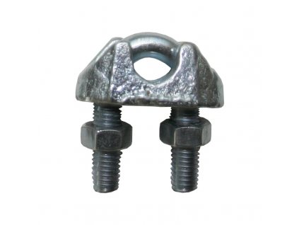 10738 spojka na lano pro elektricky ohradnik pozinkovana 6 mm